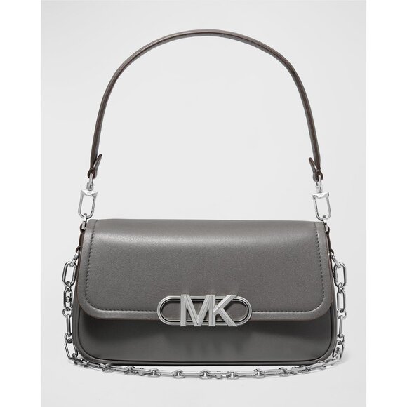 Michael Michael Kors Parker Convertible Pouchette Shoulder Bag - Heather Grey - Picture 1 of 16